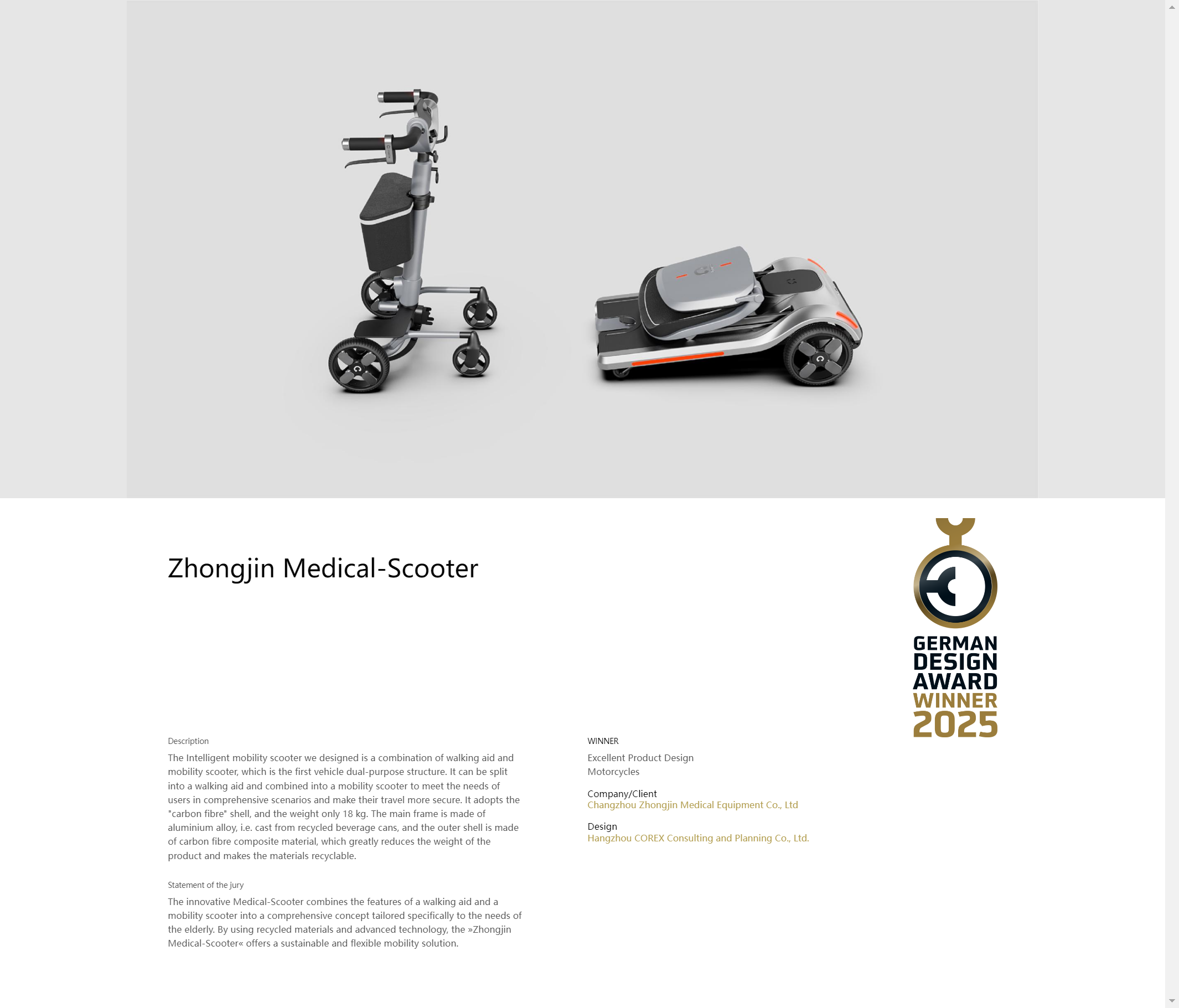 Zhongjin Medical-Scooter - Winner Motorcycles.png